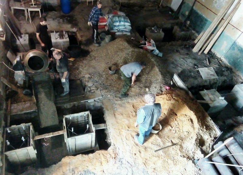 В Александро-Невском храме г .Красный Сулин завершен третий этап строительных работ по возведению нового храма