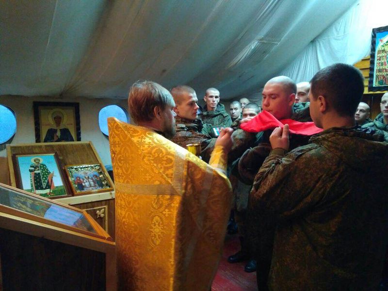 Вместе с военным священником школьники узнают о покровителе русского воинства и непобедимом русском духе