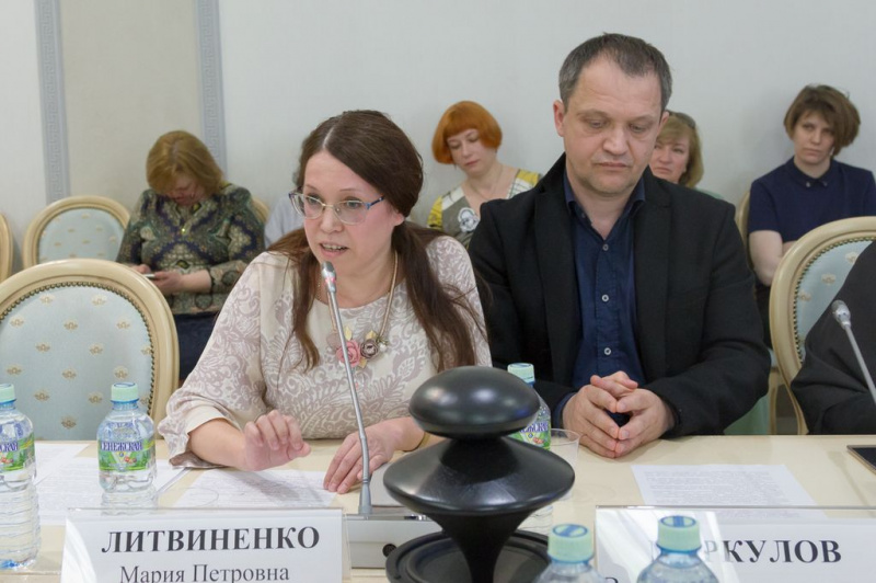 Помощник по молодежному и социальному служению настоятеля храма Рождества Поесвятой Богородицы х Ажинов Мария Литвиненко приняла участия в круглом столе в Общественной палате Российской Федерации