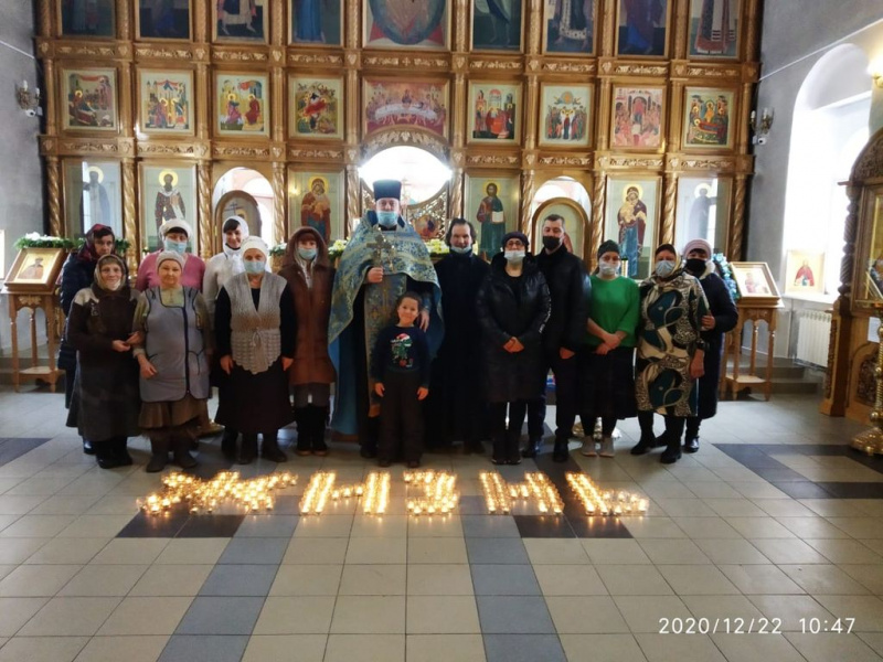 В храме в честь Донской иконы Богородицы г. Новошахтинска прошла акция «Жизнь»