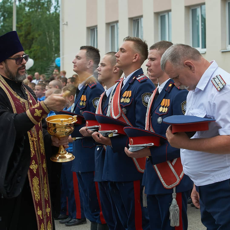 День знаний в Кубанском казачьем кадетском корпусе имени атамана Бабыча