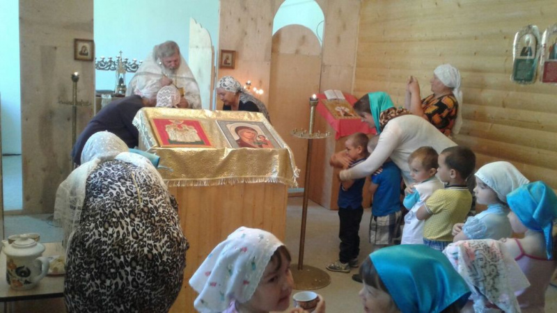 Воспитанники детского сада п. Привольный впервые стали причастниками Святых Христовых Тайн