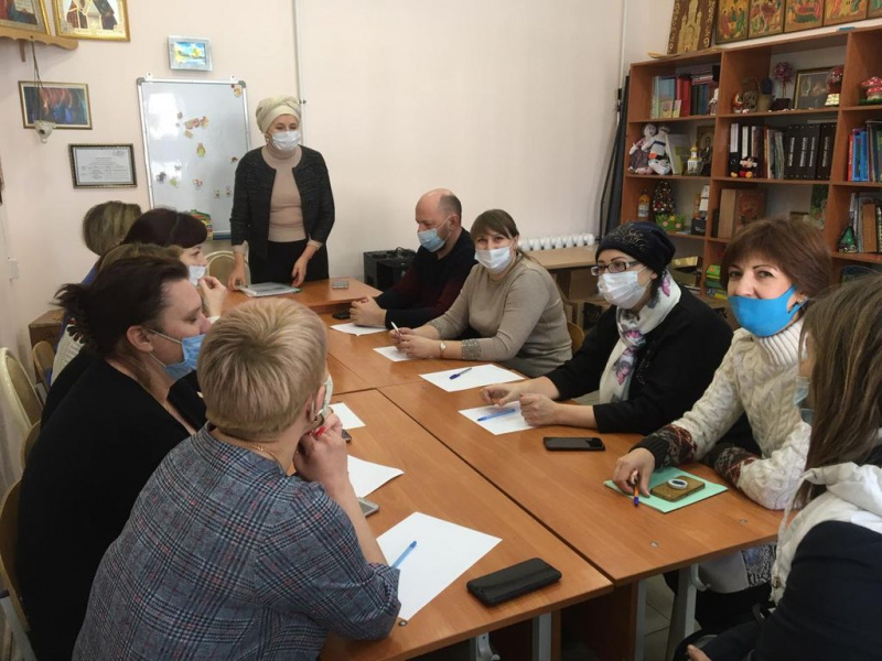 В Донском храме г. Новошахтинска прошли занятия для команды проекта «Круг спасения» Фонда Президентских грантов