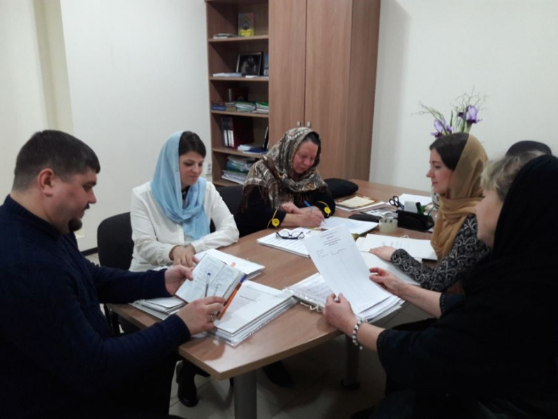 Собрание преподавателей регентских курсов при духовно-просветительском центре кафедрального собора г. Шахты