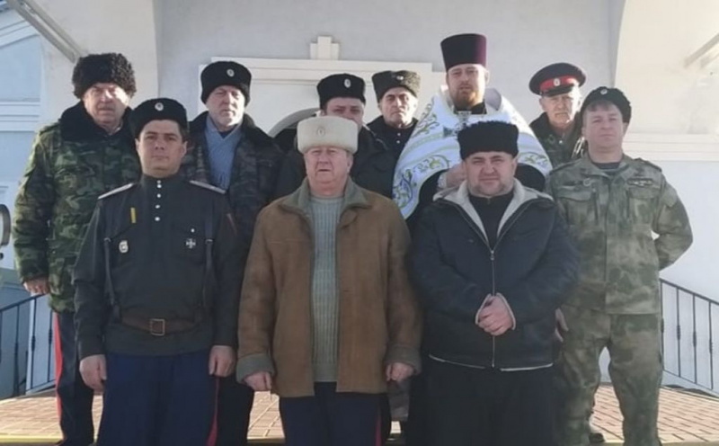 В Донском храме г. Новошахтинска казаки МСОО «ВВД» Черкасского округа молитвенно почтили память погибших в годы репрессий и геноцида казачества 