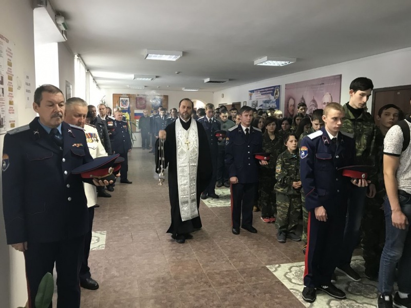 Иеромонах Димитрий (Яроцкий) принял участие в мероприятии, посвященном дню памяти невинно убиенных казаков, «живот свой положивших» за Отечество