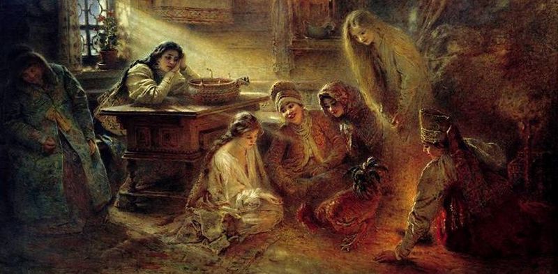 О «СВЯТОЧНЫХ ГАДАНИЯХ» И КАРТАХ