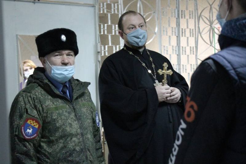 Благословение новобранцев осенней призывной компании