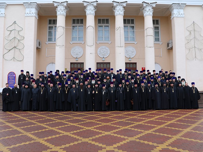 Преосвященнейший епископ Симон возглавил годовое собрание духовенства Шахтинской епархии