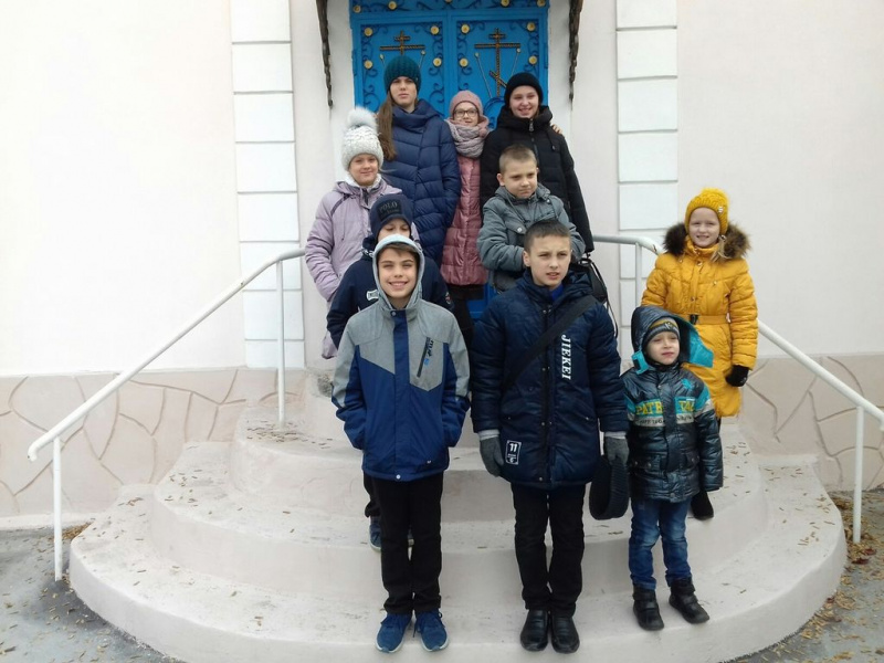Учащиеся детской группы храма преподобномученицы Елисаветы г. Гуково посетили храм Казанской иконы Божией Матери