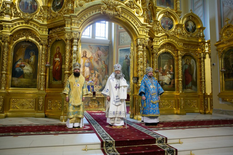 Преосвященнейший епископ Симон принял участие в торжествах в честь Донской иконы Божией Матери