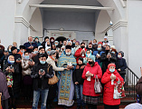 Голуби над храмом в честь Донской иконы Божией Матери г. Новошахтинска
