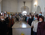 Панихидой почтили память местночтимого исповедника Христова и подвижника Донбасса иеромонаха Серафима (Калинина) в храме Донской иконы Богородицы г. Новошахтинска