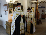 В храме в честь Донской иконы Божией Матери г. Новошахтинска молитвенно почтили память исповедника Христова и подвижника Донбасса иеромонаха Серафима (Калинина)