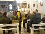 В Донском храме г. Новошахтинска состоялась традиционная встреча казаков станицы Мало-Несветаевской с духовником