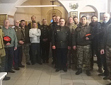 В Донском храме г. Новошахтинска состоялась традиционная встреча казаков станицы Мало-Несветаевской с духовником
