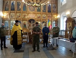 В Донском храме г. Новошахтинска прошли торжественный казачий круг, приведение к присяге вновь вступивших в ряды казаков и награждение казаков станицы Мало-Несветаевская