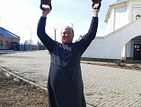 В прощеное воскресенье на площади перед Донским храмом г. Новошахтинска прошло мероприятие, посвященное Масленице