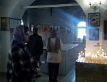 Ð ÑÑÐ°Ð¼Ðµ Ð² ÑÐµÑÑÑ ÐÐ¾Ð½ÑÐºÐ¾Ð¹ Ð¸ÐºÐ¾Ð½Ñ ÐÐ¾Ð¶Ð¸ÐµÐ¹ ÐÐ°ÑÐµÑÐ¸ Ð³. ÐÐ¾Ð²Ð¾ÑÐ°ÑÑÐ¸Ð½ÑÐºÐ° Ð¼Ð¾Ð»Ð¸ÑÐ²ÐµÐ½Ð½Ð¾ Ð¿Ð¾ÑÑÐ¸Ð»Ð¸ Ð¿Ð°Ð¼ÑÑÑ Ð¸ÐµÑÐ¾Ð¼Ð¾Ð½Ð°ÑÐ° Ð¡ÐµÑÐ°ÑÐ¸Ð¼Ð° (ÐÐ°Ð»Ð¸Ð½Ð¸Ð½Ð°) Ð² 115-Ð¹ Ð´ÐµÐ½Ñ Ð¿Ð°Ð¼ÑÑÐ¸ ÑÐ¾ Ð´Ð½Ñ ÐµÐ³Ð¾ ÑÐ¾Ð¶Ð´ÐµÐ½Ð¸Ñ