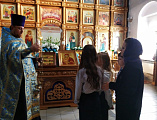Учащиеся школы № 31 г. Новошахтинска посетили храм Донской иконы Божией Матери