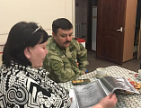 В Донском храме г. Новошахтинска состоялась встреча протоиерея Романа Амплеева с председателем и активистами «Общественного объединения Донецкой Народной Республики «Семьи погибших защитников республики»