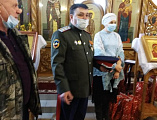 В храме в честь Донской иконы Богородицы состоялась встреча казаков станицы Мало-Несветаевской с духовником