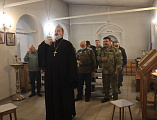 В Донском храме г. Новошахтинска состоялась традиционная встреча казаков станицы Мало-Несветаевской с духовником
