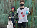 Сестры милосердия и добровольцы Донского храма г. Новошахтинска приняли участие в региональной акции «Корзина доброты»