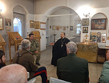 В Донском храме г. Новошахтинска состоялась традиционная встреча казаков станицы Мало-Несветаевской с духовником