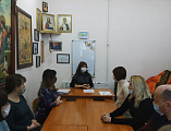 В храме Донской иконы Богородицы состоялось совместное заседание команды проекта «Круг спасения» с сотрудниками государственных органов г. Новошахтинска