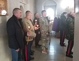 В Донском храме г. Новошахтинска казаки МСОО «ВВД» Черкасского округа молитвенно почтили память погибших в годы репрессий и геноцида казачества 