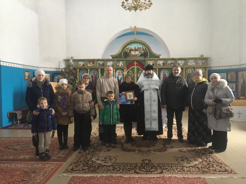 В х. Каменный Брод состоялась встреча иерея Димитрия Климова с членами ростовского историко-патриотического клуба