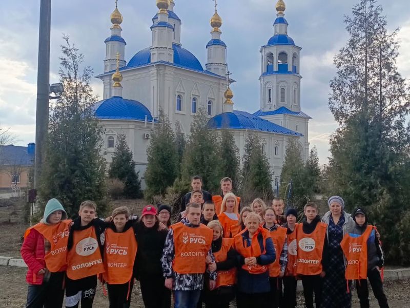 Добровольческая работа в Донском храме на весенних каникулах