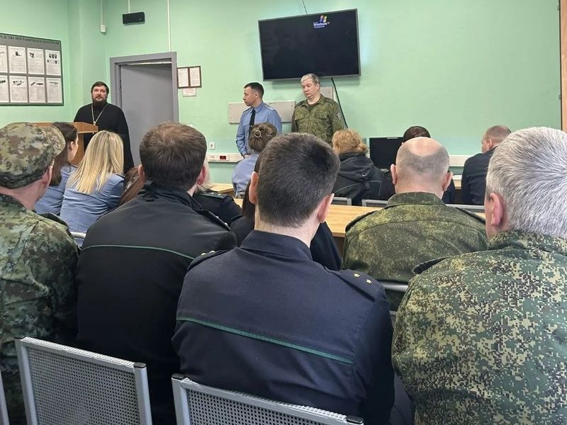 Духовно-нравственная беседа с пограничниками