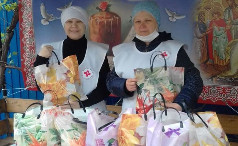 В Октябрьском районе поздравили узников фашистских концлагерей с Днем Победы