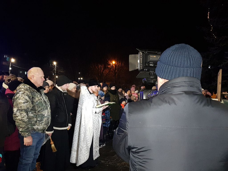 В Зверево-Никольском благочинии состоялось освящение купели для крещенских купаний