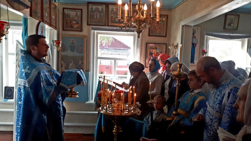 Приход Покрова Пресвятой Богородицы ст. Каргинской Чернышевского благочиния отметил престольный праздник