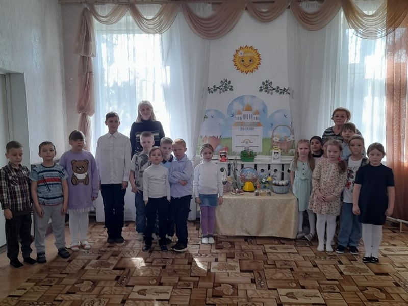 Ученики воскресной школы Пантелеимоновского храма пос. Майский посетили детский сад