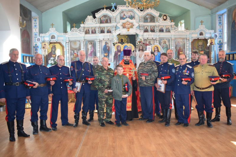 В светлые дни Пасхальной недели состоялось награждение казаков Нижне-Донского юрта