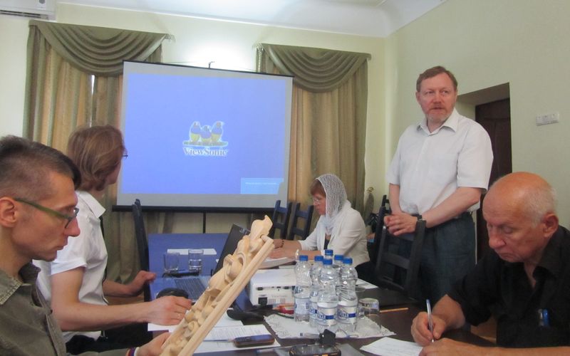 В очередном заседании архитектурно-искусствоведческой комиссии Донской митрополии под председательством митрополита Ростовского и Новочеркасского Меркурия принял участие древлехранитель Шахтинской епархии И.Г. Шарков