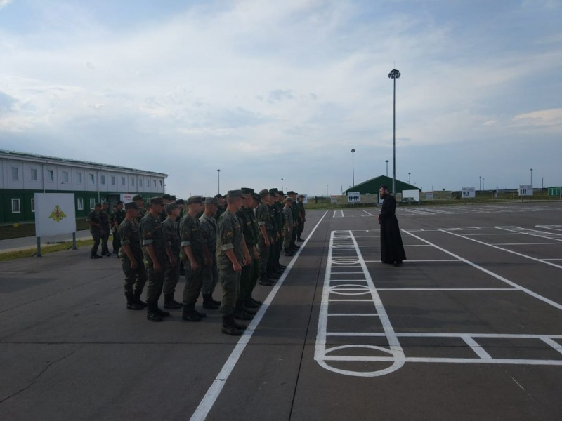 Иерей Алексий Скосарев с пастырским визитом посетил 150-ю Мотострелковую дивизию