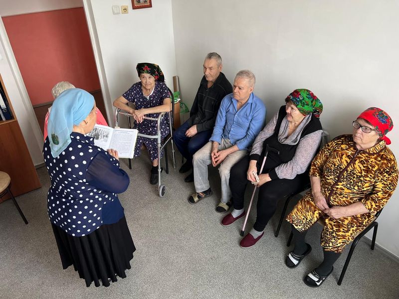 Благовещение в доме престарелых   