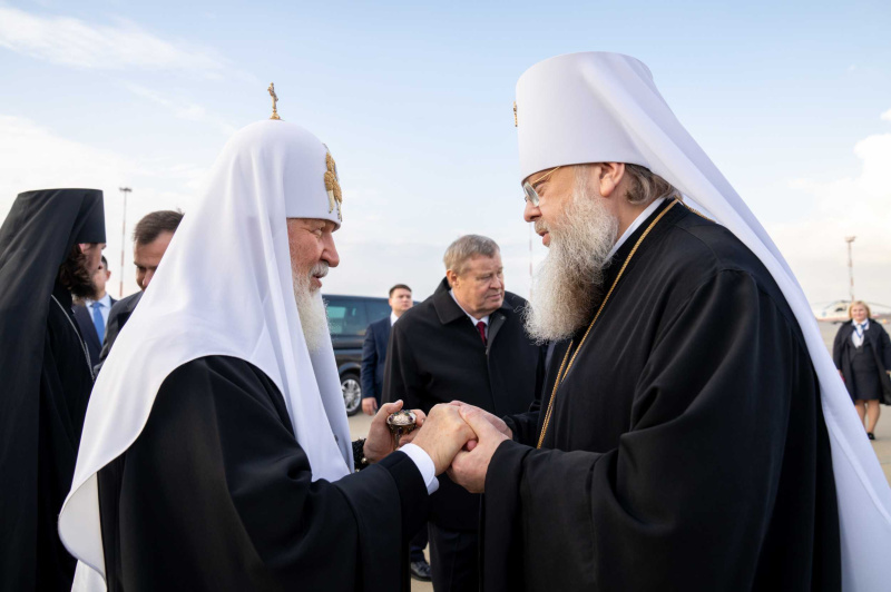 Завершился визит Святейшего Патриарха Кирилла в Донскую митрополию