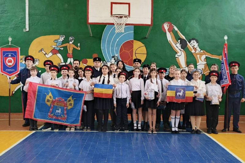 Посвящение в казачата в станице Митякинской 