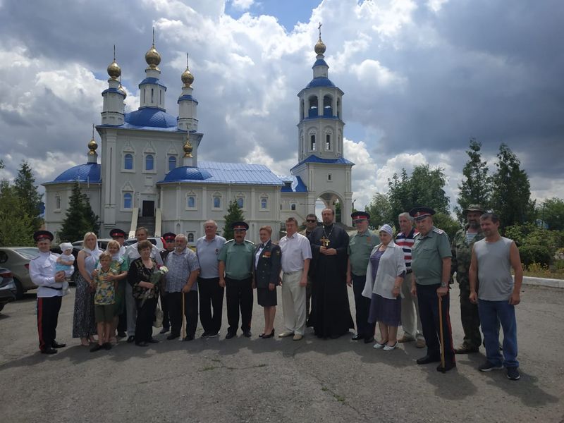 Молебном отметили «День ветеранов боевых действий в России» в Донском храме