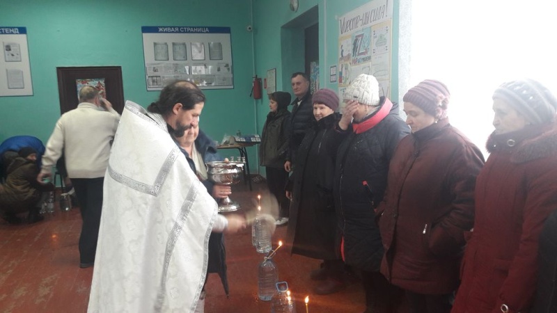 Нин Великого освящения воды в хуторе Табунщиково в праздник Крещения Господня