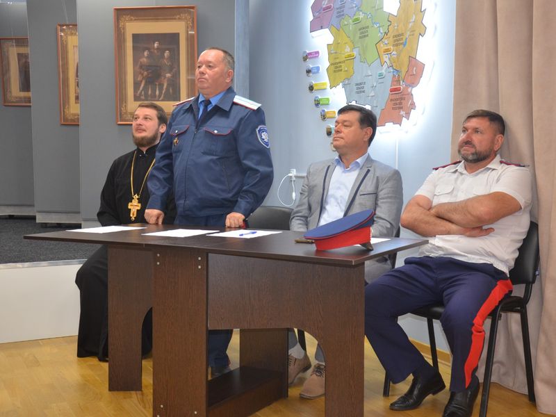 В Боковском краеведческом музее прошел Большой отчетно-выборный круг﻿ казаков Боковского юрта 