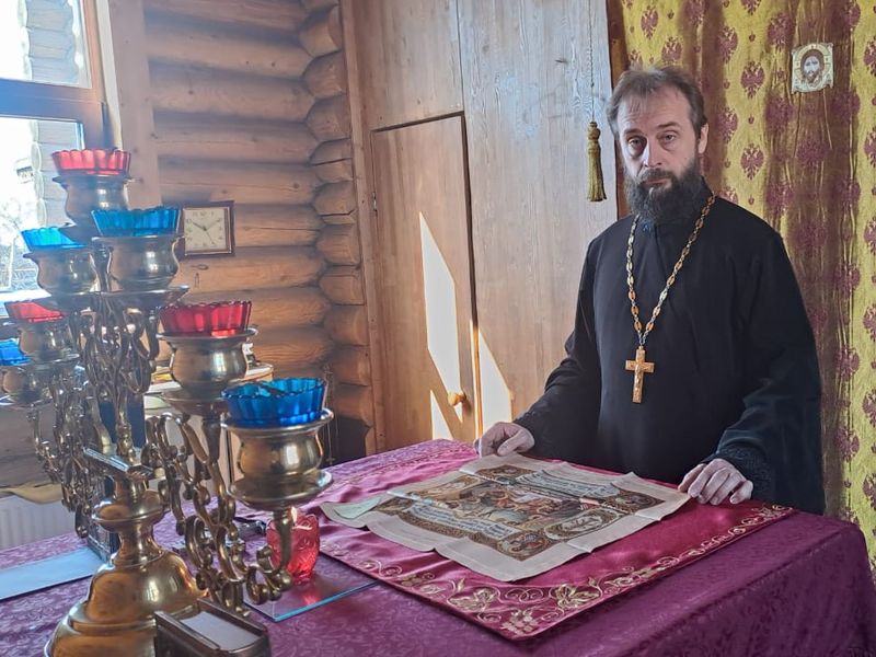 Протоиерей Сергий Яценко с рабочим визитом посетил приход в честь святого царственного страстотерпца цесаревича Алексея