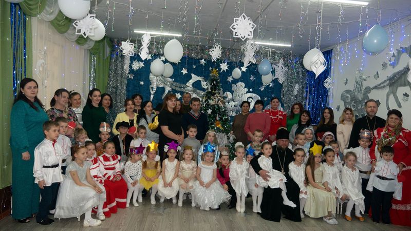 Рождественский утренник в казачьем детском саду «Аксинья» станицы Манычская