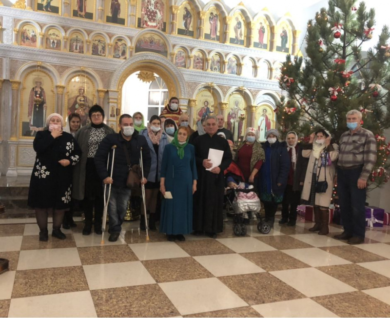 В новогоднюю ночь в Державном храме г. Донецка совершена Божественная литургия